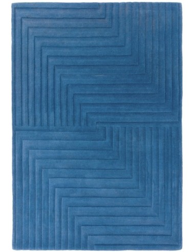 tappeto tinta unita Form Blue blu/azzurro