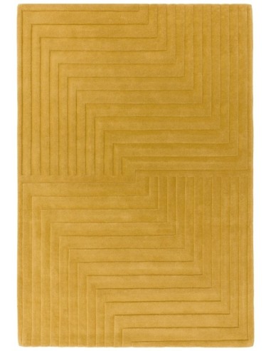 tappeto tinta unita Form Ochre giallo/oro/rame/mattone