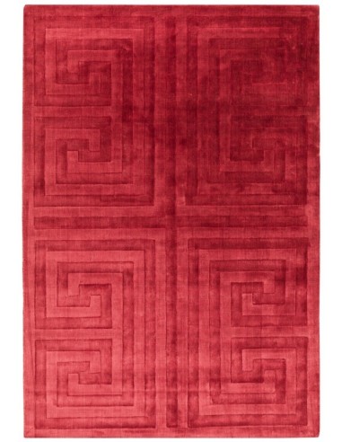 tappeto tinta unita Kingsley Red rosso/arancio/bordeaux
