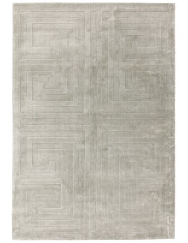 tappeto tinta unita Kingsley Silver grigio/nero/antracite