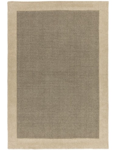 tappeto tinta unita Moorland Sand bianco/beige/tortora