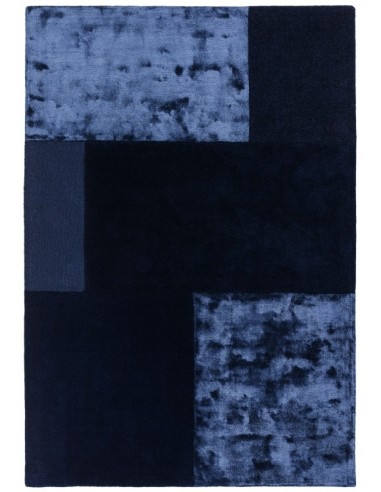 tappeto tinta unita Tate Tonal Textures Navy Blue blu/azzurro