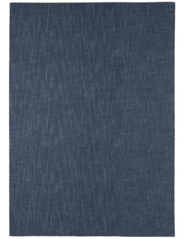 tappeto tinta unita Tweed Denim blu/azzurro