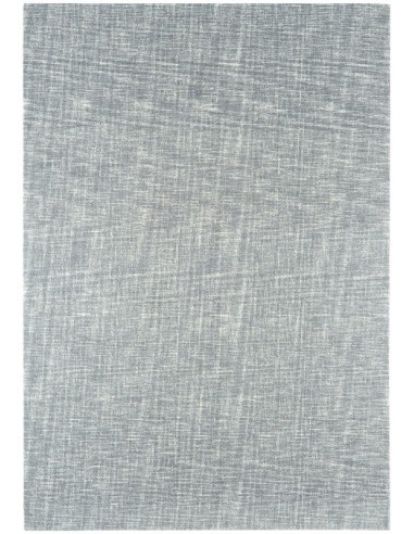 tappeto tinta unita Tweed Silver grigio/nero/antracite