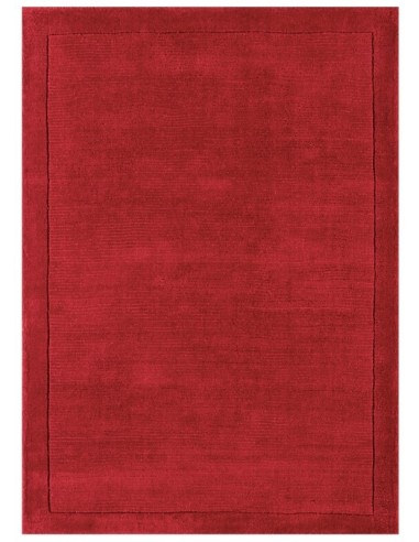 tappeto tinta unita York Poppy rosso/arancio/bordeaux