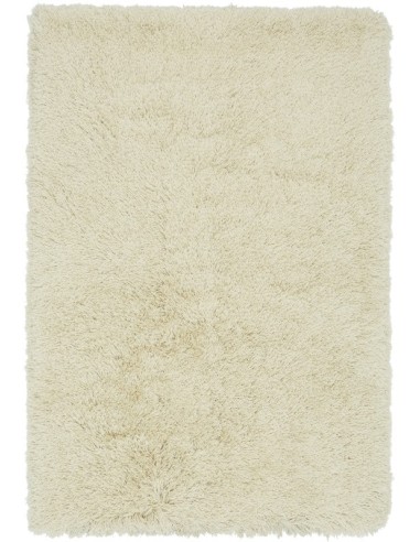 tappeto shaggy pelo lungo Cascade Cream rotondo bianco/beige/tortora
