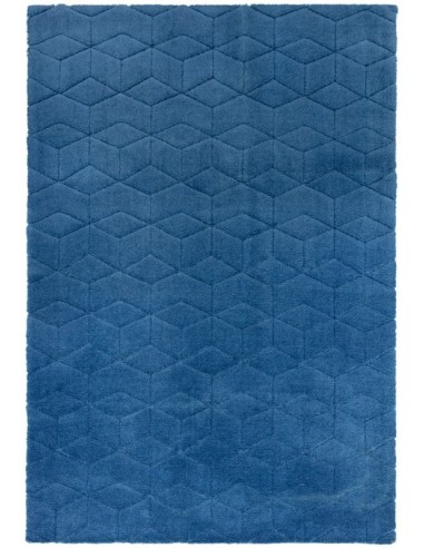 tappeto shaggy pelo lungo Cozy Navy blu/azzurro