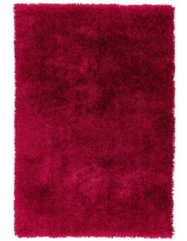 tappeto shaggy pelo lungo Diva Red rosso/arancio/bordeaux