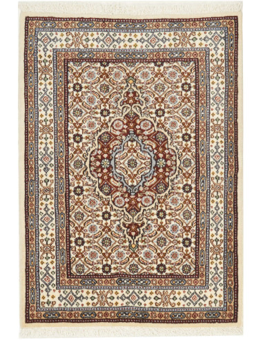 Moud Persia argento e verde oliva scuro 64x91