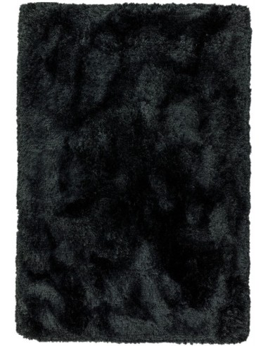 tappeto shaggy pelo lungo Plush Black grigio/nero/antracite