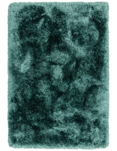 tappeto shaggy pelo lungo Plush Petrol blu/azzurro