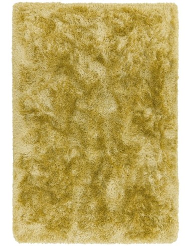 tappeto shaggy pelo lungo Plush Yellow giallo/oro/rame/mattone