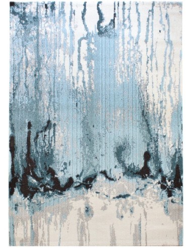 tappeto moderno Colores COL04 blu/azzurro