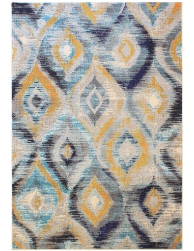 tappeto moderno Colores COL09 blu/azzurro