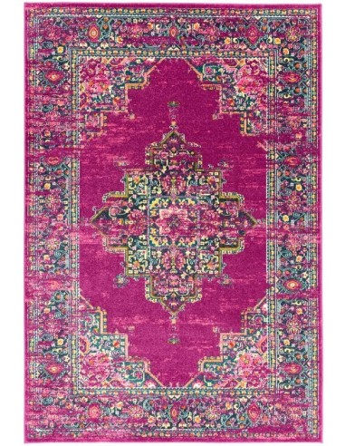 tappeto moderno Colt CL04 Medallion Fuchsia viola/lilla/rosa