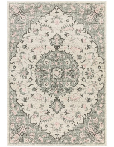 tappeto moderno Colt CL05 Medallion Cream grigio/nero/antracite