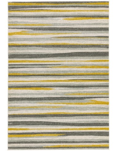 tappeto moderno Colt CL10 Stripe Mustard giallo/oro/rame/mattone