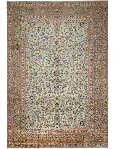 Kashan Persia grigio scuro e argento 293x425