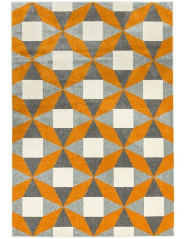 tappeto moderno Colt CL13 Fan Rust rosso/arancio/bordeaux