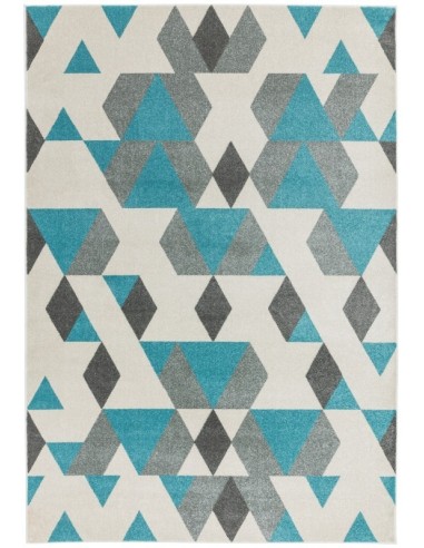 tappeto moderno Colt CL17 Pyramid Blue blu/azzurro
