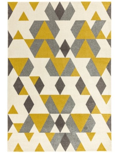 tappeto moderno Colt CL18 Pyramid Mustard giallo/oro/rame/mattone