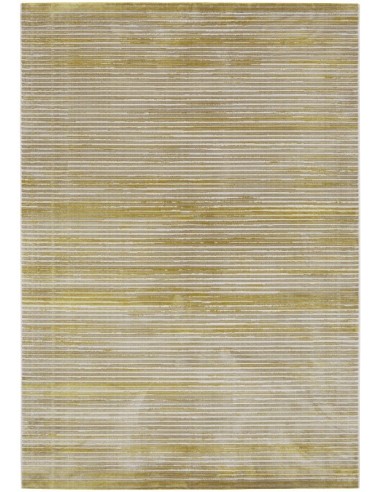 tappeto moderno Cosmos 0008 Parallel Ochre giallo/oro/rame/mattone