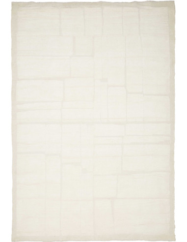 Gabbeh Marrakech Pakistan bianco antico e beige 174x257