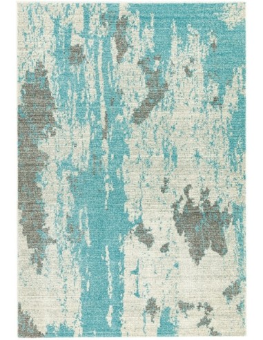 tappeto moderno Nova Painterly Duck Egg NV15 blu/azzurro