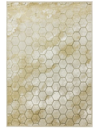 tappeto moderno Quantum QU05 Honeycomb grigio/nero/antracite