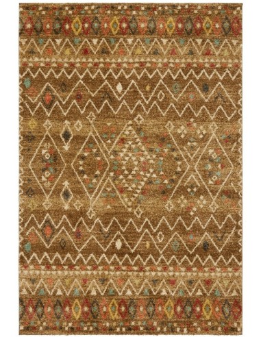 tappeto moderno Yale Gabbeh style YA01 Toffee giallo/oro/rame/mattone