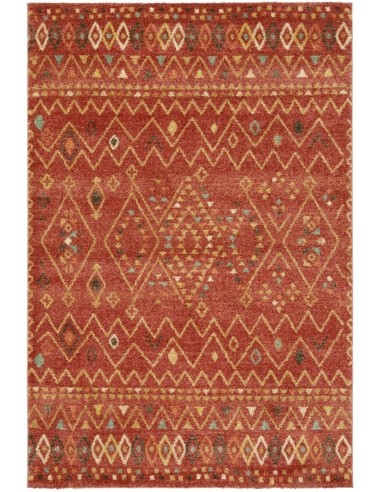 tappeto moderno Yale Gabbeh style YA02 Russet rosso/arancio/bordeaux