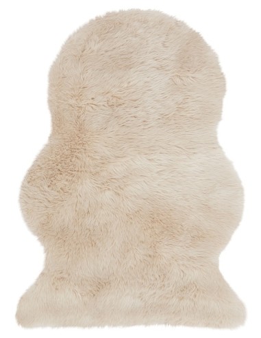 tappeto in pelle Auckland Luxury Faux Sheepskin Honey bianco/beige/tortora