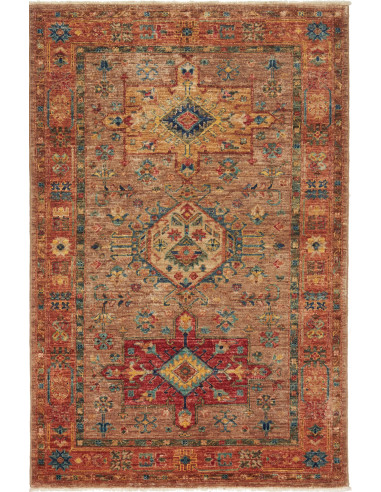 Tribal Pakistan terra di siena e terra di siena 99x153