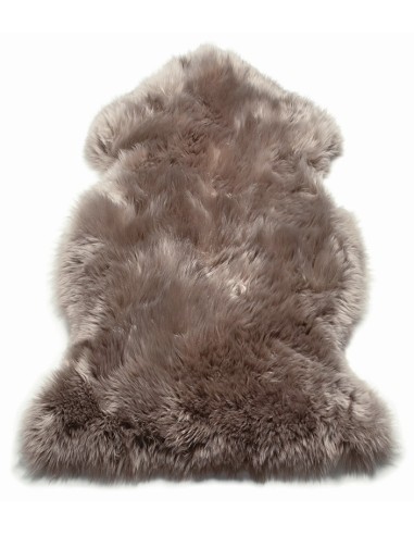 tappeto in pelle Sheepskins Mink giallo/oro/rame/mattone
