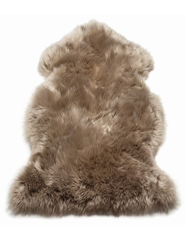 tappeto in pelle Sheepskins Taupe giallo/oro/rame/mattone