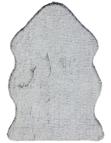 tappeto in pelle Willow faux Fur Charcoal tipped grigio/nero/antracite