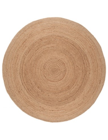 tappeto fibra naturale Faro Natural rotondo bianco/beige/tortora