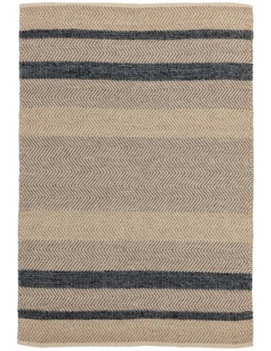 tappeto fibra naturale Fields Ebony grigio/nero/antracite
