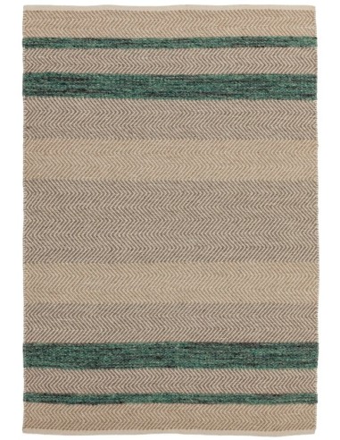 tappeto fibra naturale Fields Emerald verde/oliva