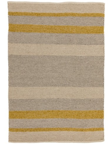 tappeto fibra naturale Fields Mustard giallo/oro/rame/mattone