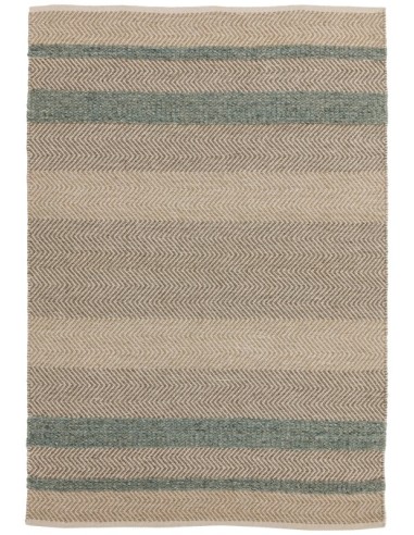 tappeto fibra naturale Fields Sky blu/azzurro
