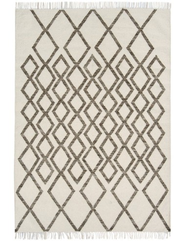 tappeto fibra naturale Hackney Diamond Taupe giallo/oro/rame/mattone