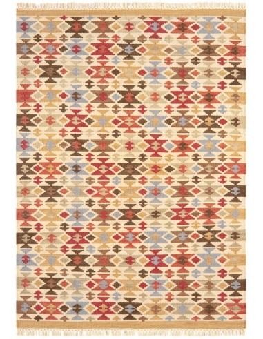 tappeto fibra naturale Kelims Traditonal KELI05 multicolor