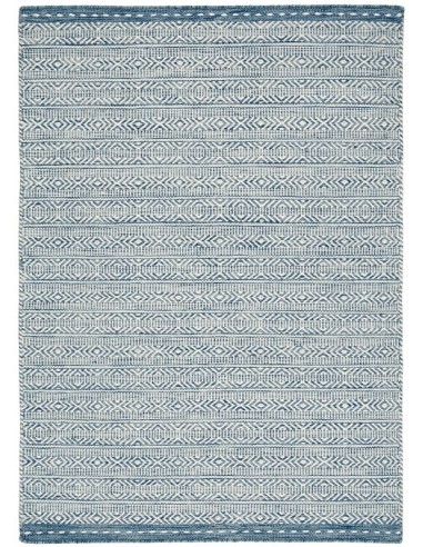 tappeto fibra naturale Knox Reversible Wool Dhurry Blue blu/azzurro