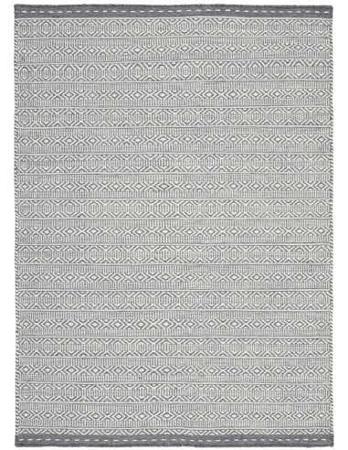 tappeto fibra naturale Knox Reversible Wool Dhurry Grey grigio/nero/antracite