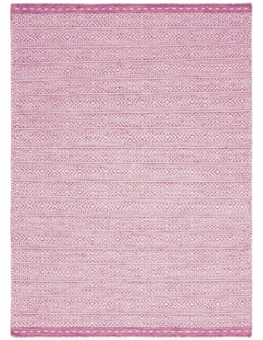 tappeto fibra naturale Knox Reversible Wool Dhurry Pink viola/lilla/rosa