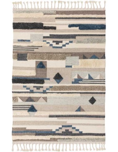 tappeto fibra naturale Paloma PA02 Mandalay blu/azzurro