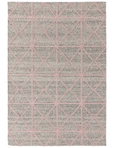 tappeto fibra naturale Prism Pink viola/lilla/rosa