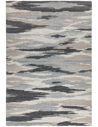 tappeto fibra naturale Shade SH03 Strata Grey grigio/nero/antracite