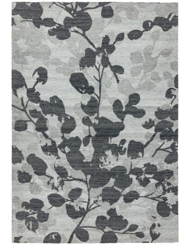 tappeto fibra naturale Shade SH05 Leaf Grey grigio/nero/antracite
